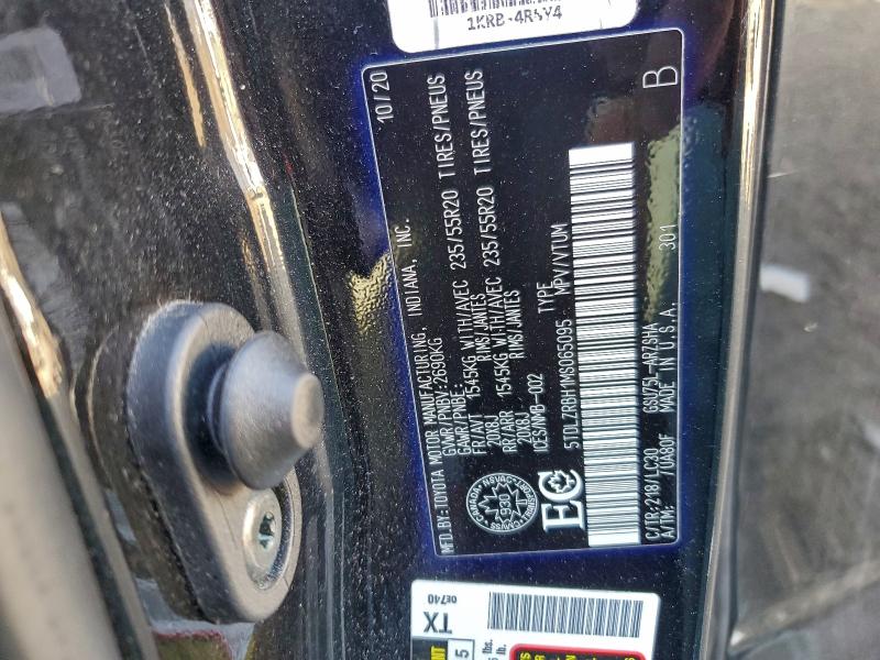 Photo 14 from auction – 2021 TOYOTA HIGHLANDER with VIN 5TDLZRBH1MS065095
