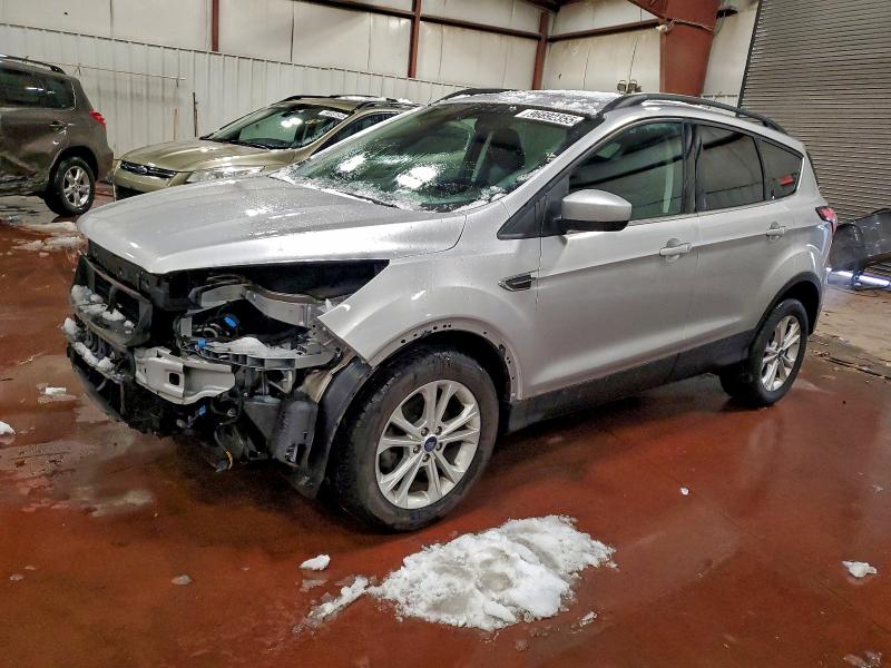 FORD ESCAPE SE 2018 with VIN 1FMCU0GD9JUD57015 - Photo from auction