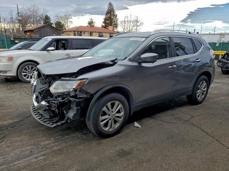 NISSAN ROGUE S 2016 with VIN KNMAT2MV9GP626399 - Photo from auction