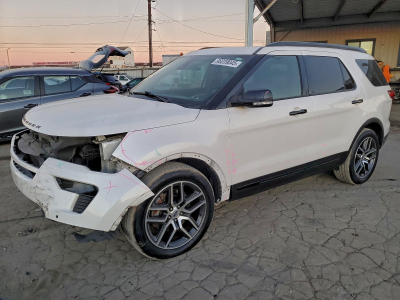FORD EXPLORER S 2018 with VIN 1FM5K8GT1JGB56566 - Photo from auction
