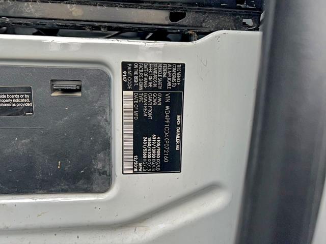Photo 10 from auction – 2019 MERCEDES-BENZ SPRINTER 2 with VIN WD4PF1CD4KP072160