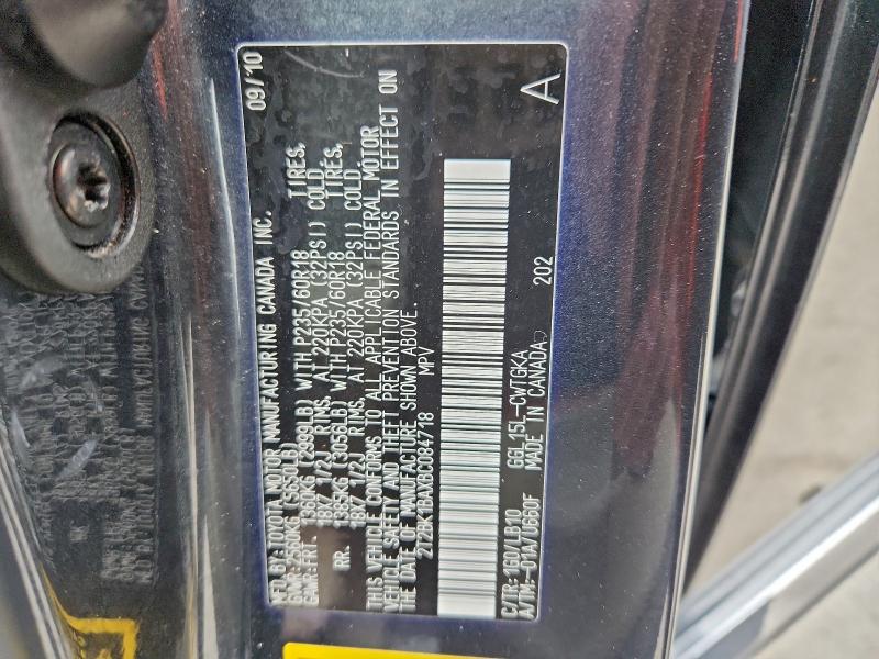 Photo 14 from auction – 2011 LEXUS RX 350 with VIN 2T2BK1BAXBC084718