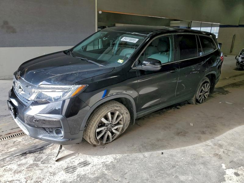 HONDA PILOT EX 2019 with VIN 5FNYF5H34KB011651 - Photo from auction