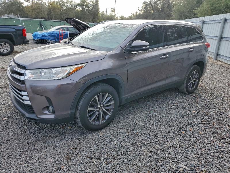 TOYOTA HIGHLANDER 2019 with VIN 5TDKZRFH7KS318486 - Photo from auction