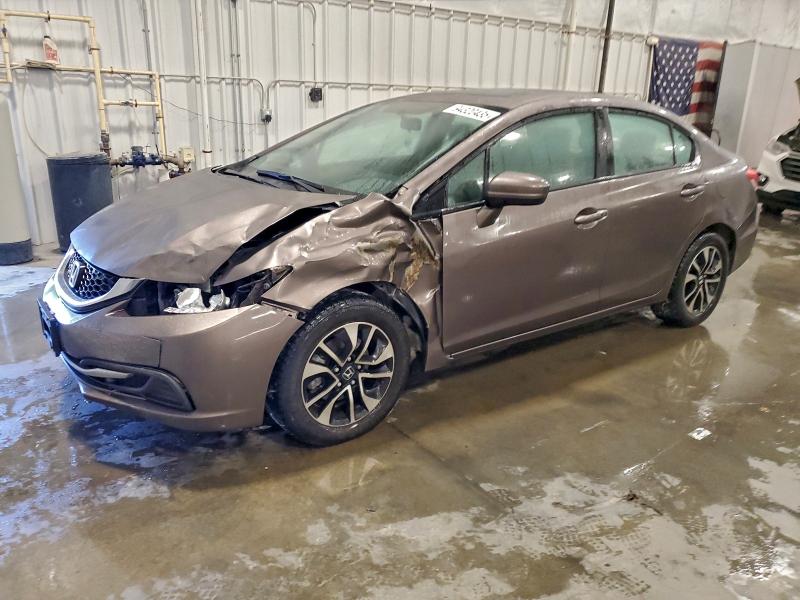 HONDA CIVIC EX 2014 with VIN 2HGFB2F87EH539359 - Photo from auction