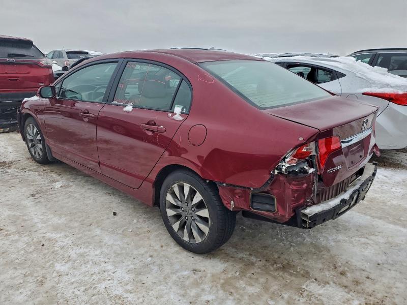 Photo 2 from auction – 2009 HONDA CIVIC EX with VIN 19XFA168X9E015703