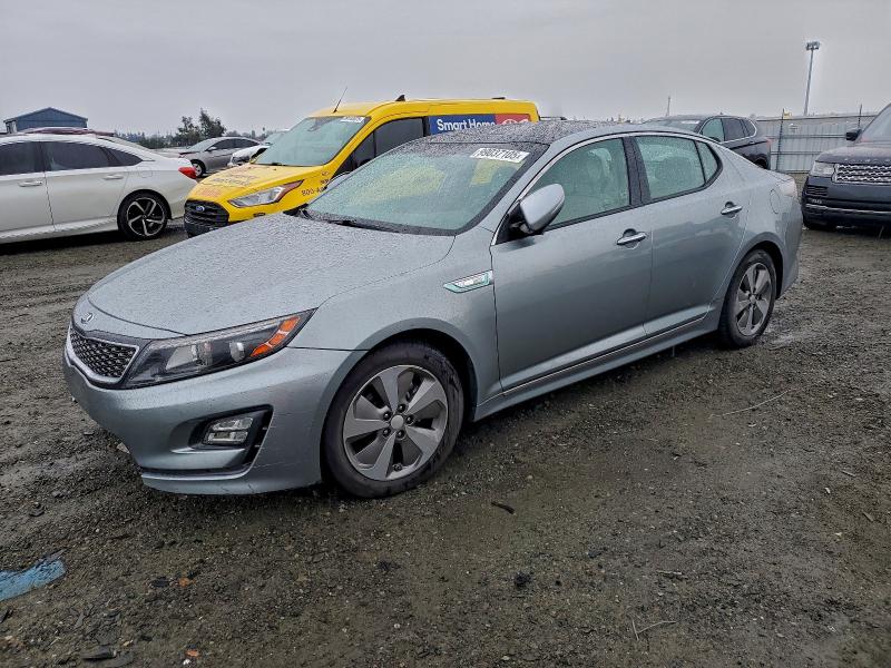 KIA OPTIMA HYB 2016 with VIN KNAGN4AD1G5092450 - Photo from auction