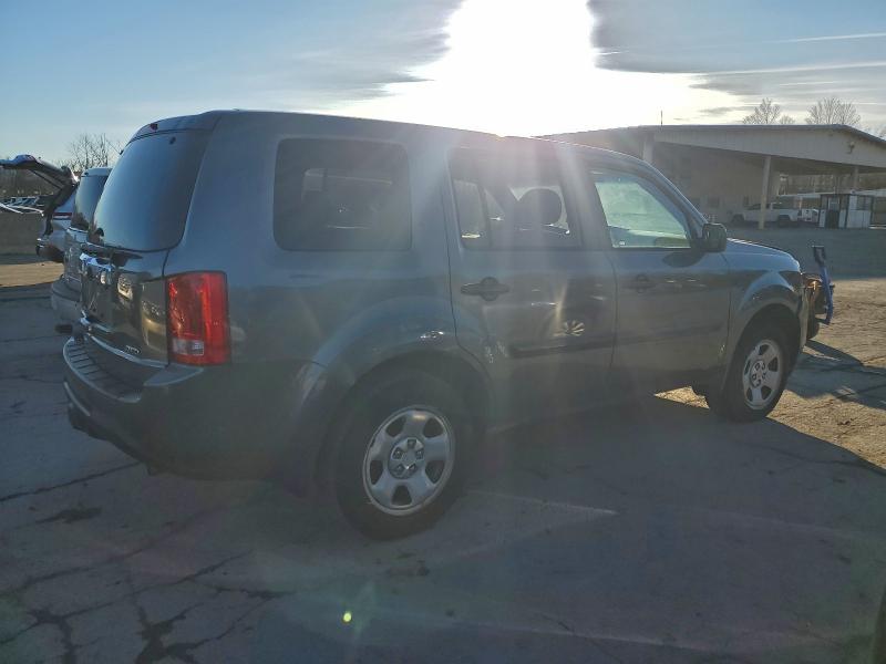 Photo 3 from auction – 2013 HONDA PILOT LX with VIN 5FNYF4H25DB069675