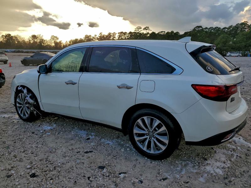 Photo 2 from auction – 2016 ACURA MDX TECHNO with VIN 5FRYD3H43GB004568