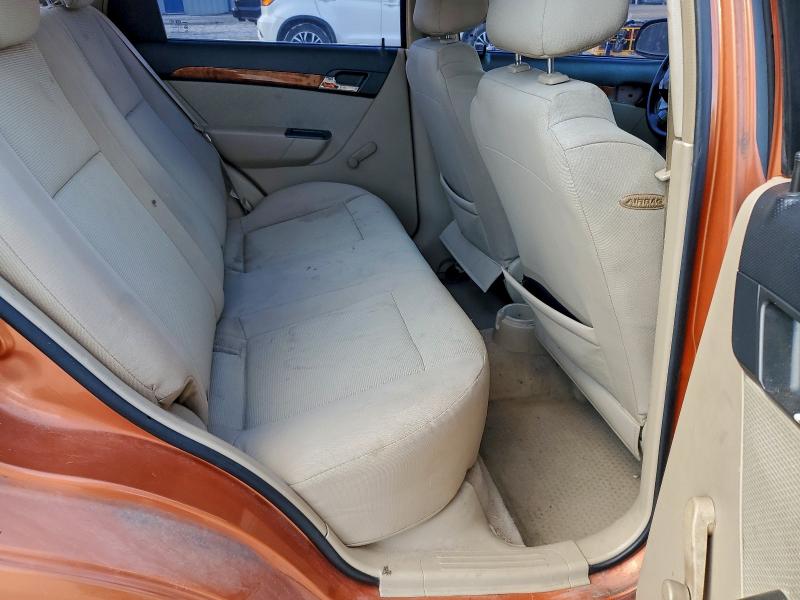 Zdjęcie 10 z aukcji – 2007 CHEVROLET AVEO z VIN KL1TD56697B108875