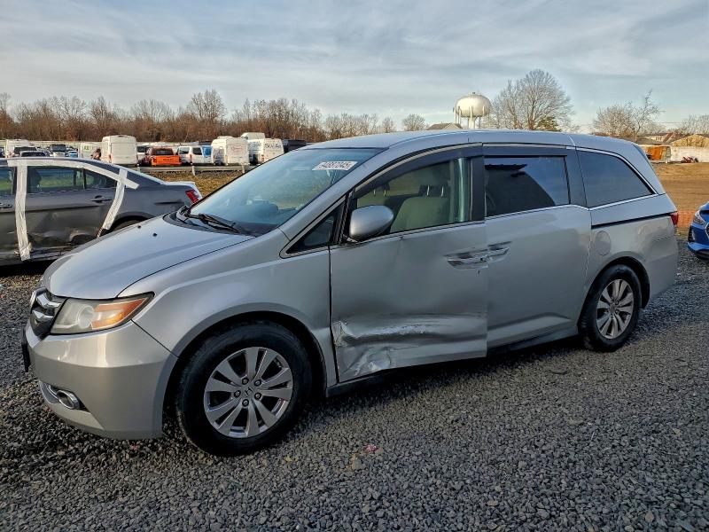 HONDA ODYSSEY EX 2014 with VIN 5FNRL5H46EB054026 - Photo from auction