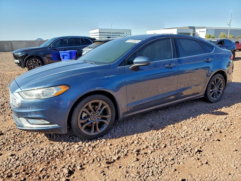 FORD FUSION SE 2018 with VIN 3FA6P0HD3JR187366 - Photo from auction
