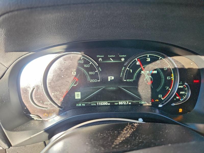Photo 9 from auction – 2020 BMW X3 M COMPE with VIN 5YMTS0C0XL9B41283