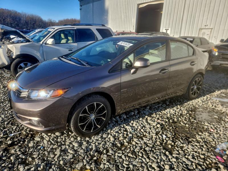 HONDA CIVIC EX 2012 with VIN 2HGFB2F83CH551960 - Photo from auction