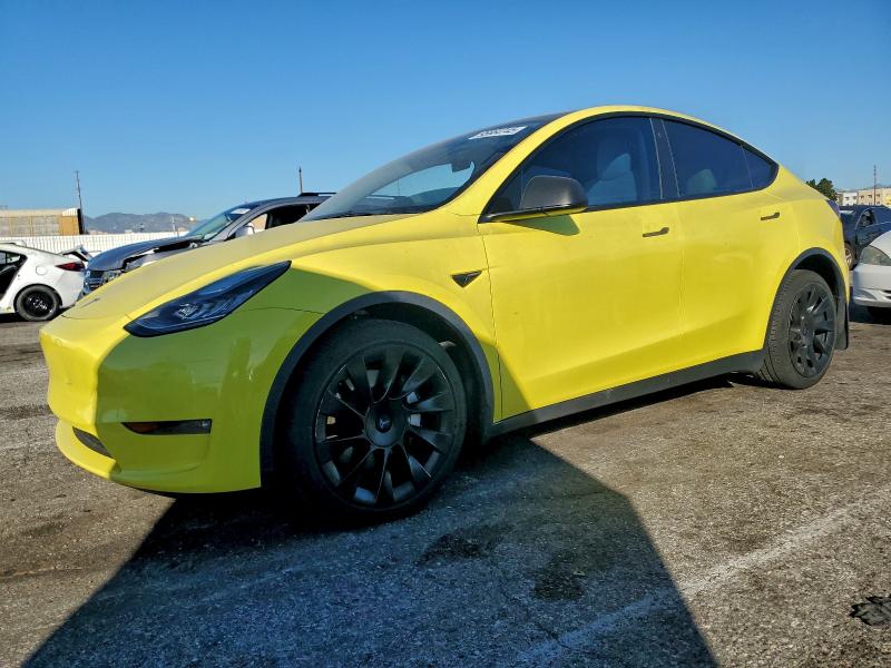 TESLA MODEL Y 2021 with VIN 5YJYGDEE6MF162006 - Photo from auction