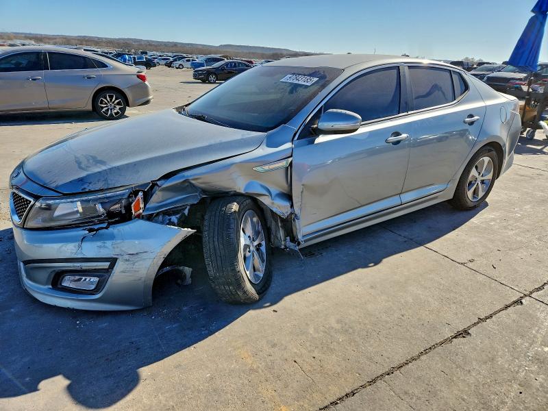 KIA OPTIMA HYB 2015 with VIN KNAGM4AD1F5088349 - Photo from auction