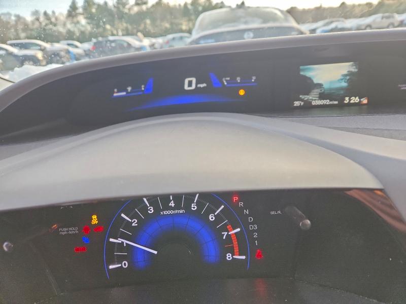 Photo 9 from auction – 2012 HONDA CIVIC EXL with VIN 2HGFB2F91CH555921