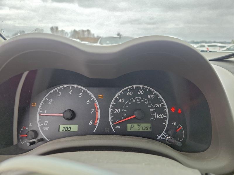 Photo 9 from auction – 2009 TOYOTA COROLLA BA with VIN 1NXBU40E89Z134546
