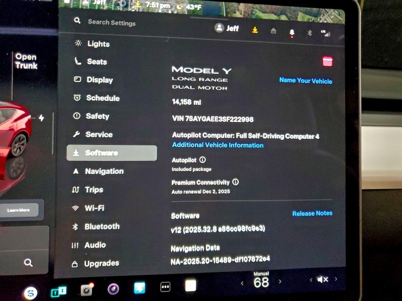Photo 9 from auction – 2025 TESLA MODEL Y with VIN 7SAYGAEE3SF222998