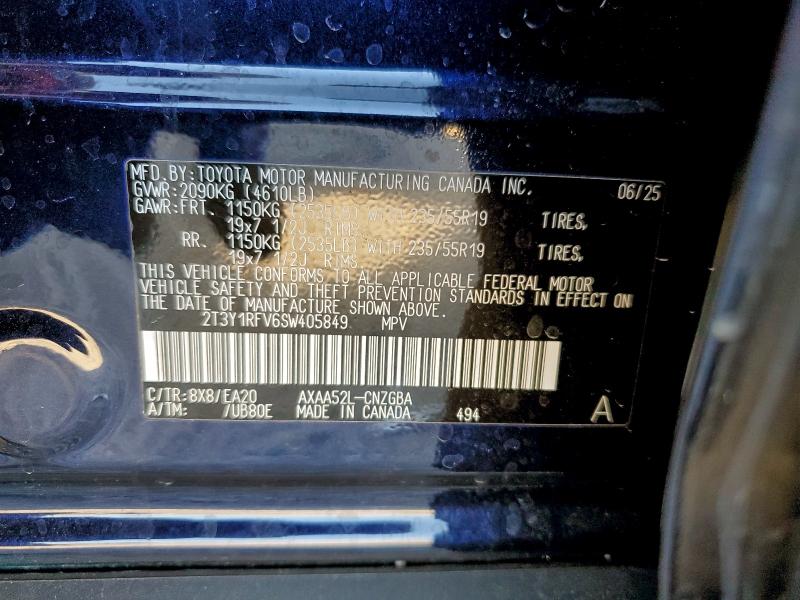 Photo 14 from auction – 2025 TOYOTA RAV4 LIMIT with VIN 2T3Y1RFV6SW405849