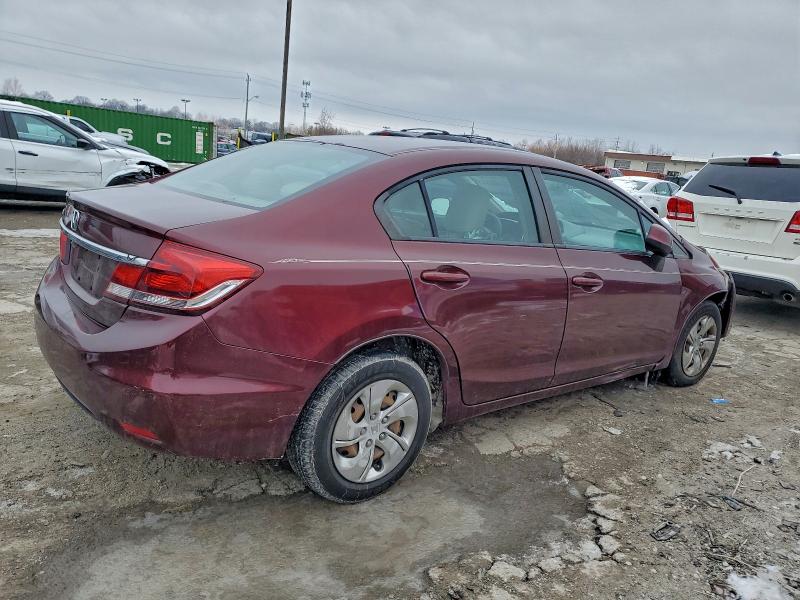 Photo 3 from auction – 2013 HONDA CIVIC LX with VIN 19XFB2F56DE029096