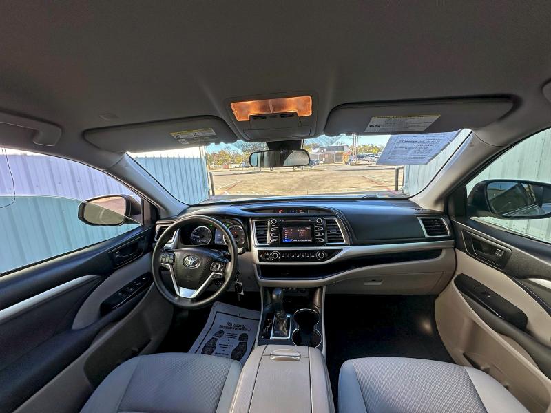 Photo 9 from auction – 2019 TOYOTA HIGHLANDER with VIN 5TDZZRFH5KS296602