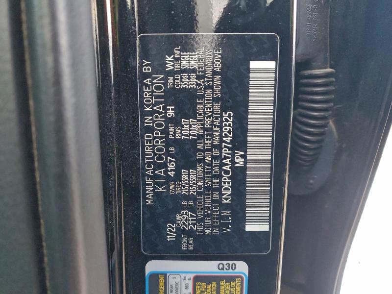 Photo 14 from auction – 2023 KIA SELTOS LX with VIN KNDEPCAA7P7429325