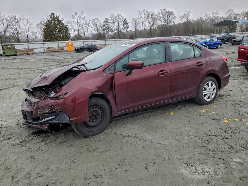 Photo 1 from auction – 2014 HONDA CIVIC LX with VIN 19XFB2F55EE039569