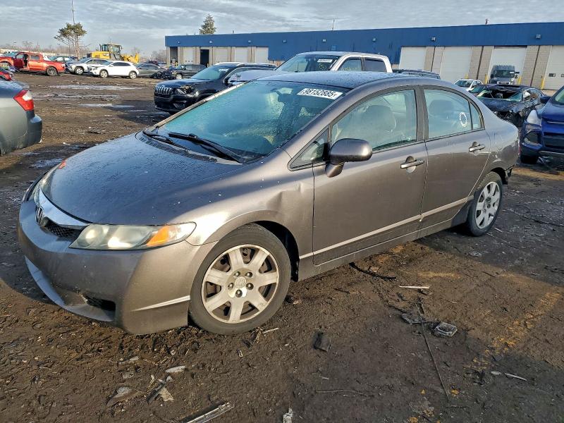 Photo 1 from auction – 2009 HONDA CIVIC LX with VIN 19XFA16589E008500