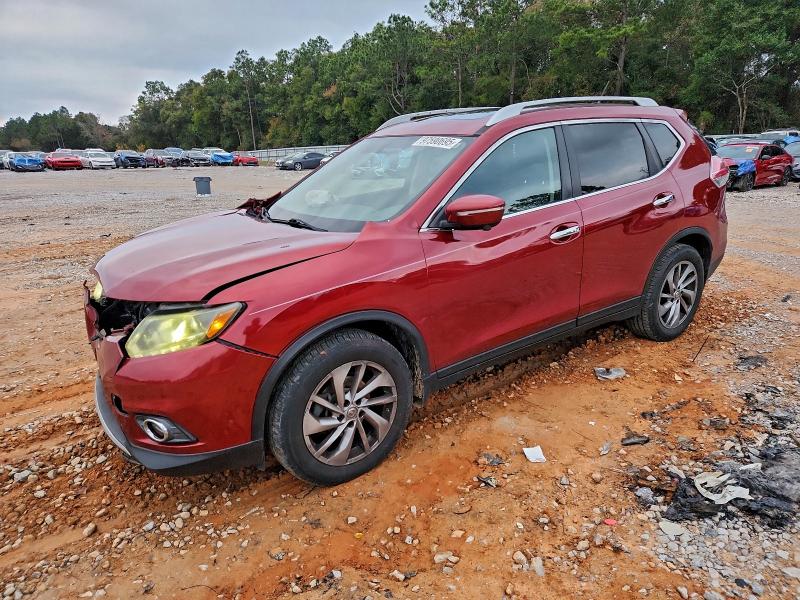 NISSAN ROGUE S 2015 with VIN 5N1AT2MT5FC755613 - Photo from auction