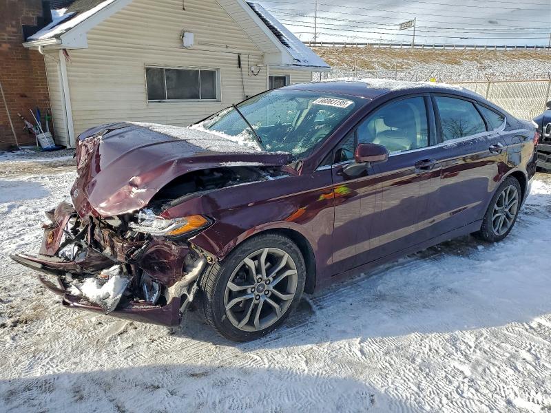 FORD FUSION SE 2017 with VIN 3FA6P0HD2HR328454 - Photo from auction