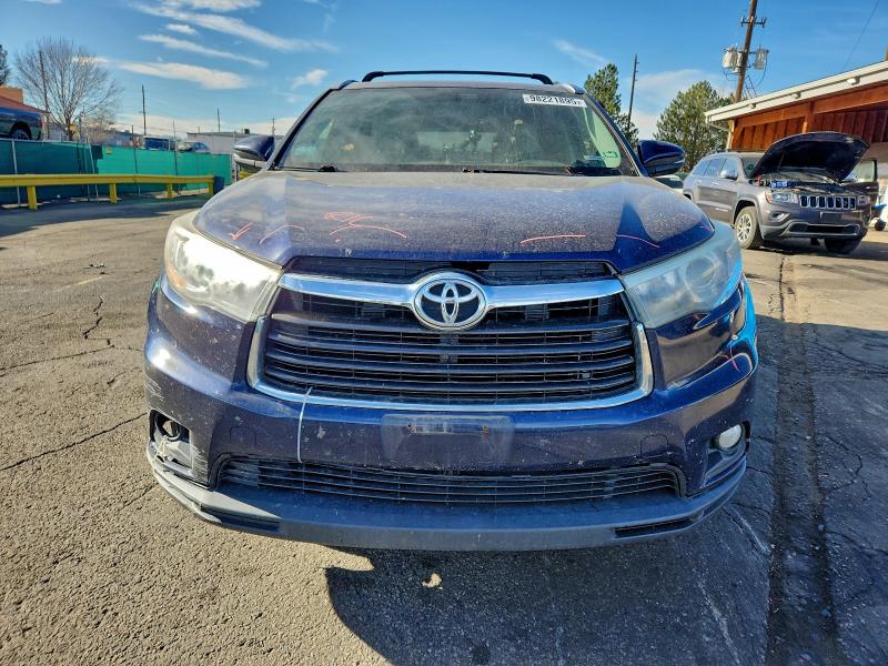 Photo 5 from auction – 2015 TOYOTA HIGHLANDER with VIN 5TDJKRFH4FS132054
