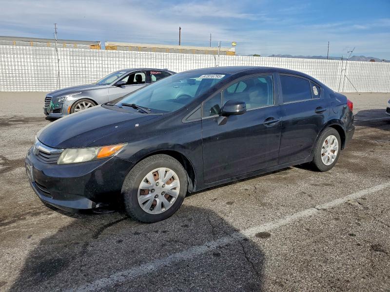 Photo 1 from auction – 2012 HONDA CIVIC LX with VIN 19XFB2F5XCE310669