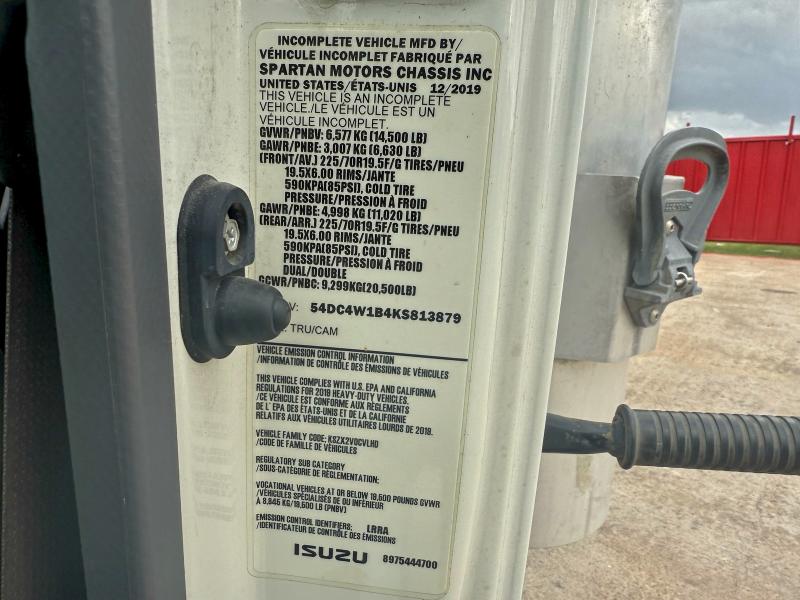 Photo 10 from auction – 2019 ISUZU NPR HD with VIN 54DC4W1B4KS813879