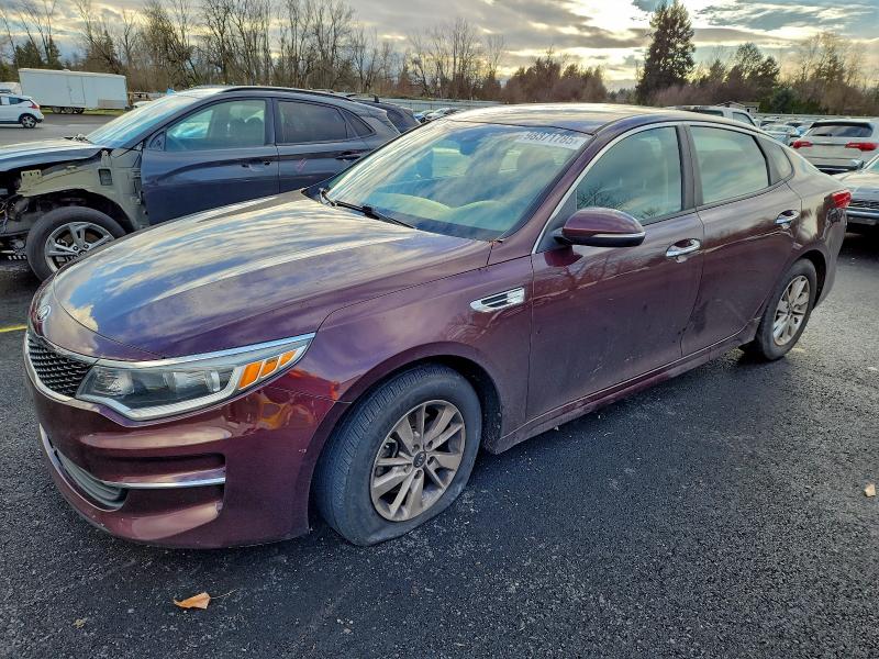 KIA OPTIMA LX 2016 with VIN 5XXGT4L37GG005014 - Photo from auction