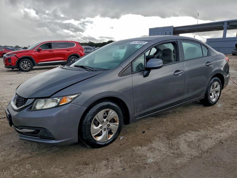 Photo 1 from auction – 2013 HONDA CIVIC LX with VIN 2HGFB2F52DH598565