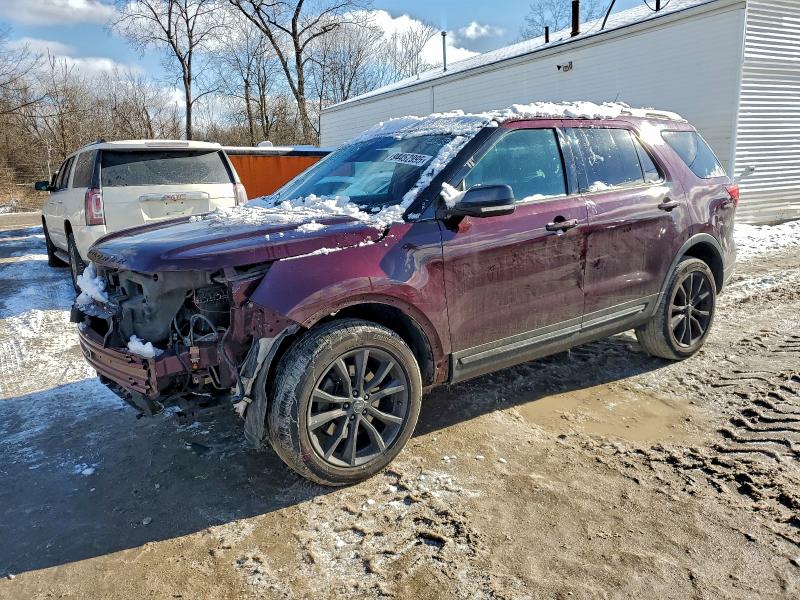 FORD EXPLORER X 2018 with VIN 1FM5K8D83JGB53345 - Photo from auction