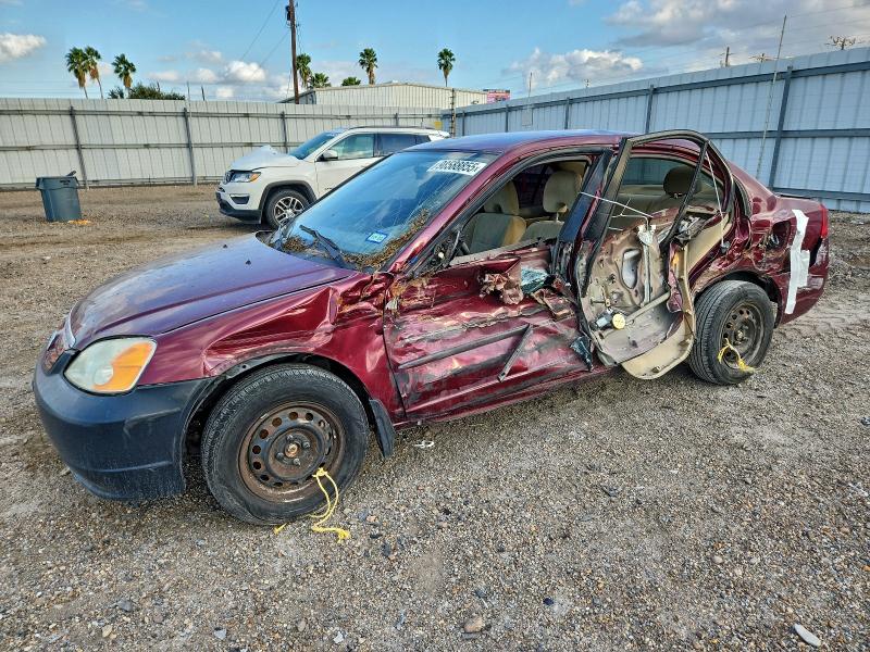 HONDA CIVIC LX 2003 with VIN 1HGES16563L003644 - Photo from auction