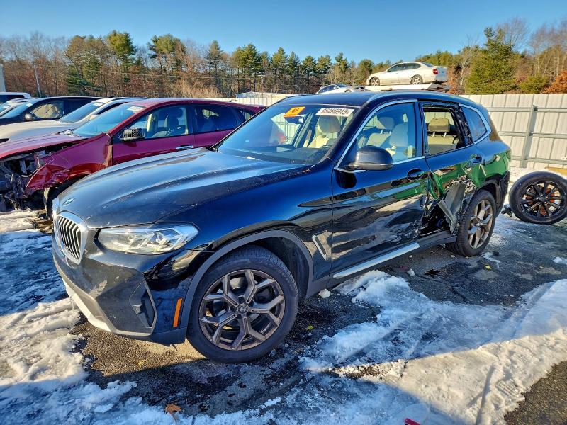 BMW X3 XDRIVE3 2022 with VIN 5UX53DP01N9K82208 - Photo from auction