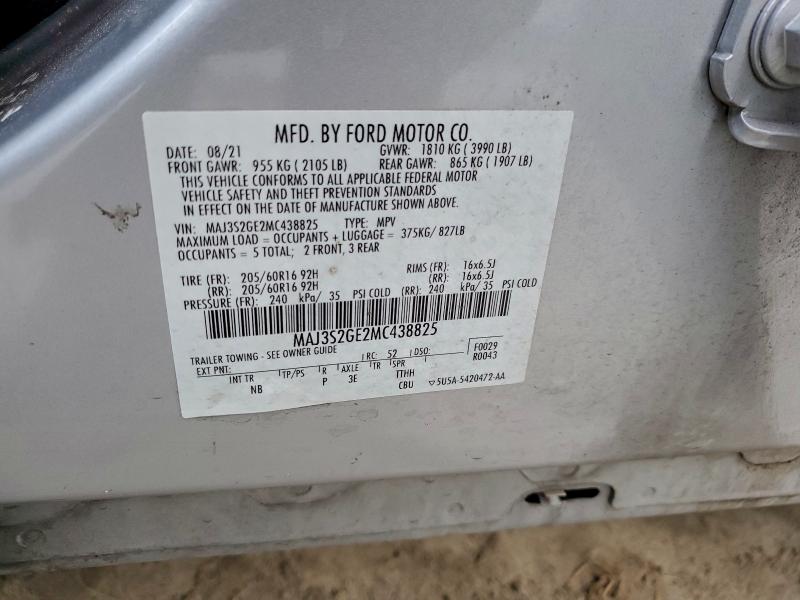 Photo 14 from auction – 2021 FORD ECOSPORT S with VIN MAJ3S2GE2MC438825