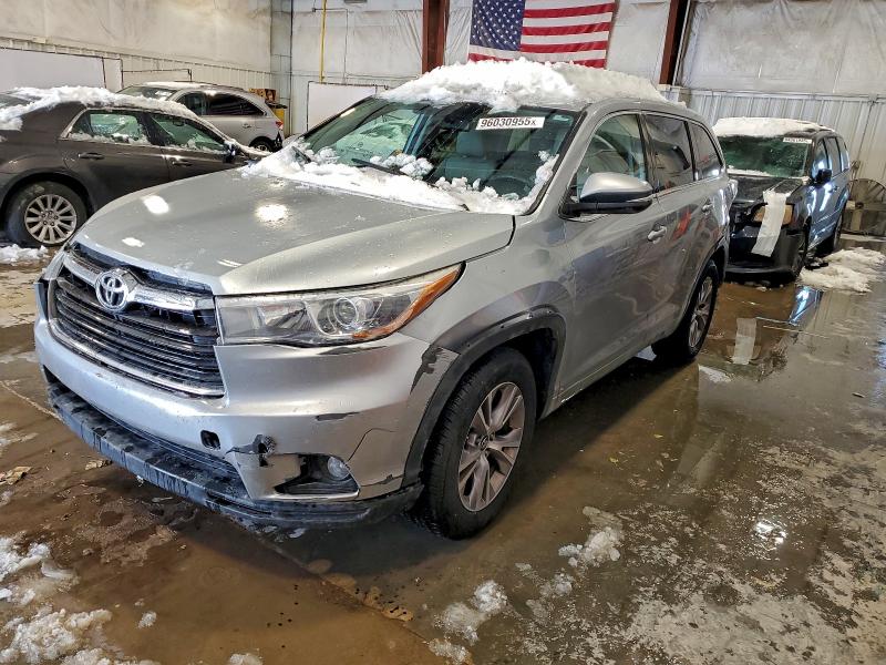 TOYOTA HIGHLANDER 2016 with VIN 5TDZKRFH7GS177641 - Photo from auction