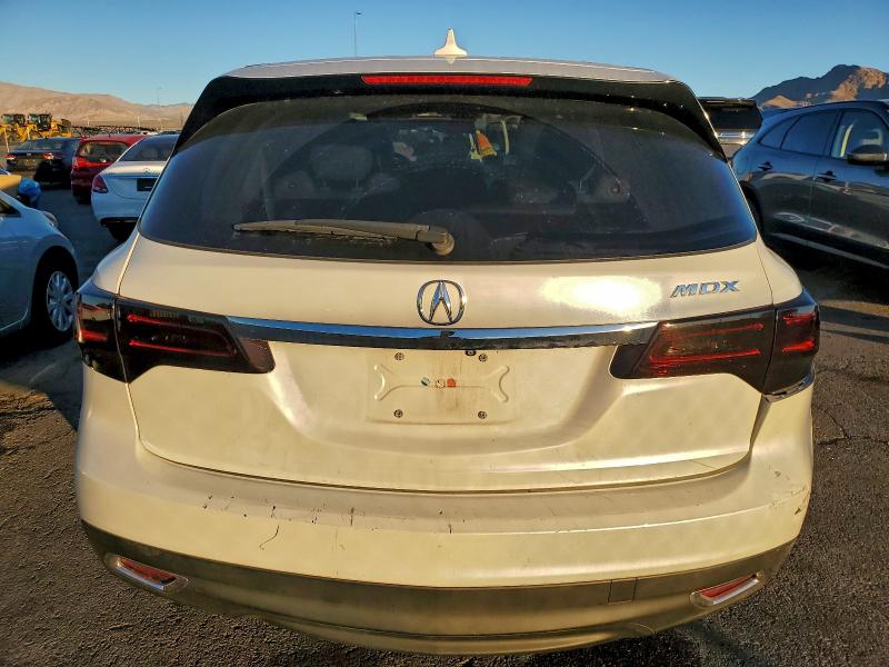 Photo 6 from auction – 2015 ACURA MDX TECHNO with VIN 5FRYD3H41FB001019