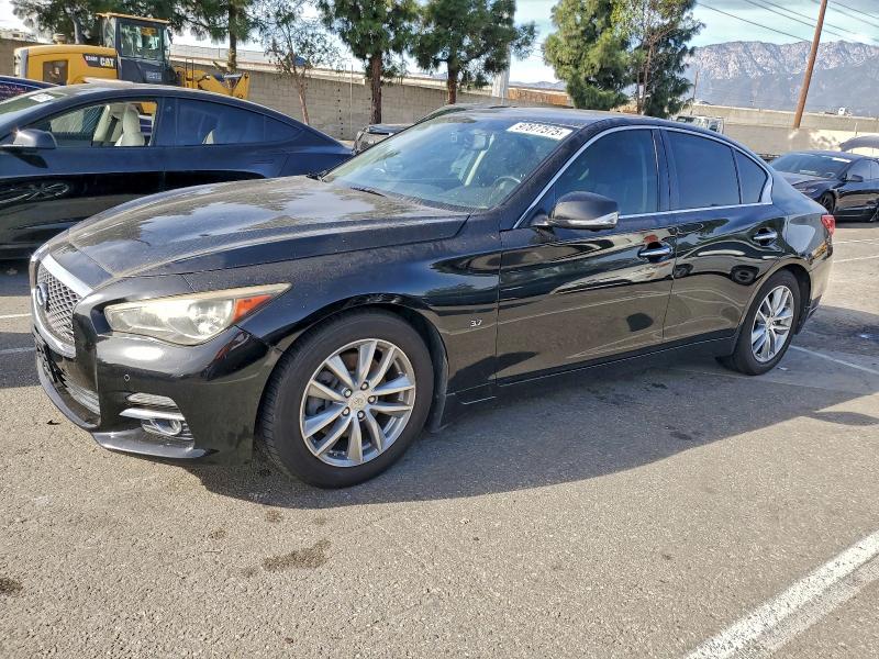 INFINITI Q50 BASE 2014 with VIN JN1BV7ARXEM691279 - Photo from auction