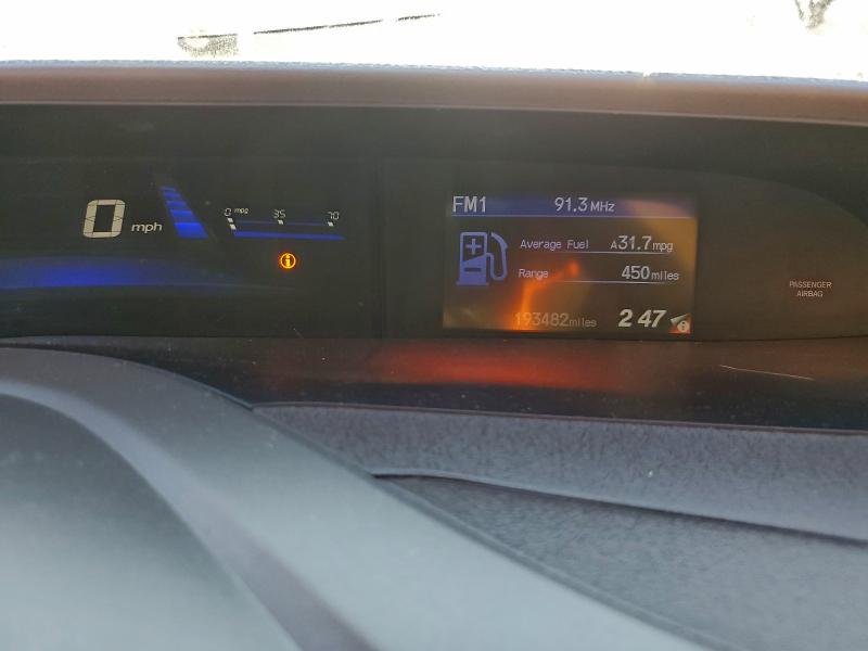 Photo 9 from auction – 2012 HONDA CIVIC LX with VIN 19XFB2F58CE355934