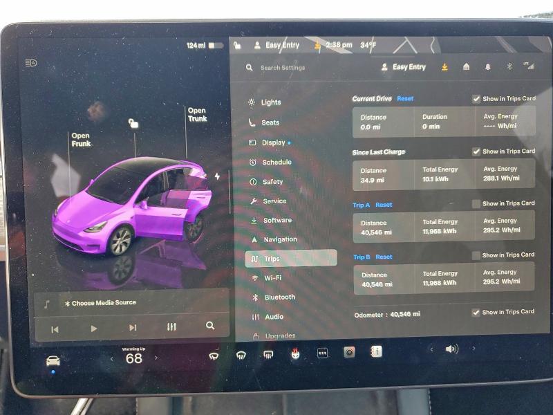 Photo 9 from auction – 2023 TESLA MODEL Y with VIN 7SAYGDEE7PA207975