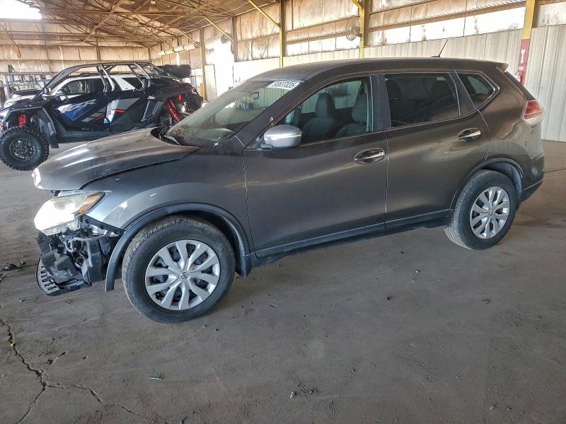 NISSAN ROGUE S 2015 with VIN KNMAT2MTXFP537017 - Photo from auction