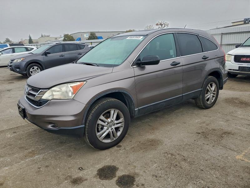 HONDA CR-V EX 2011 with VIN 5J6RE3H59BL041989 - Photo from auction