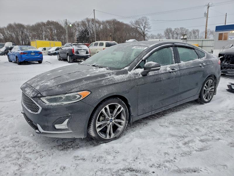 FORD FUSION TIT 2019 with VIN 3FA6P0D96KR204745 - Photo from auction