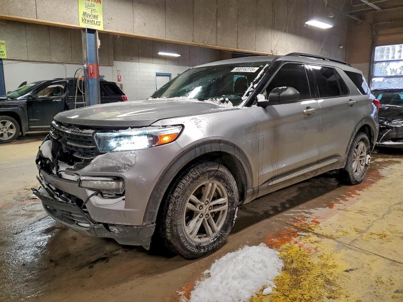 FORD EXPLORER 2021 with VIN 1FMSK8DH7MGA69570 - Photo from auction