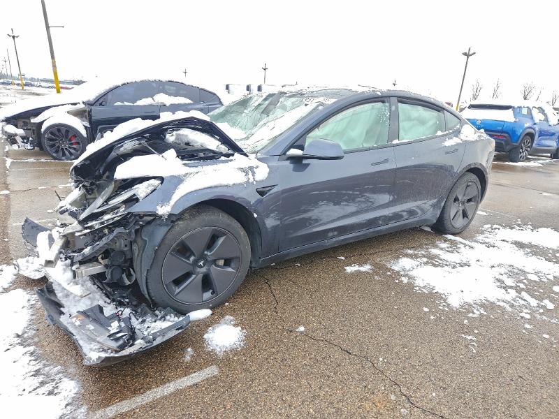 TESLA MODEL 3 2021 with VIN 5YJ3E1EB6MF993106 - Photo from auction